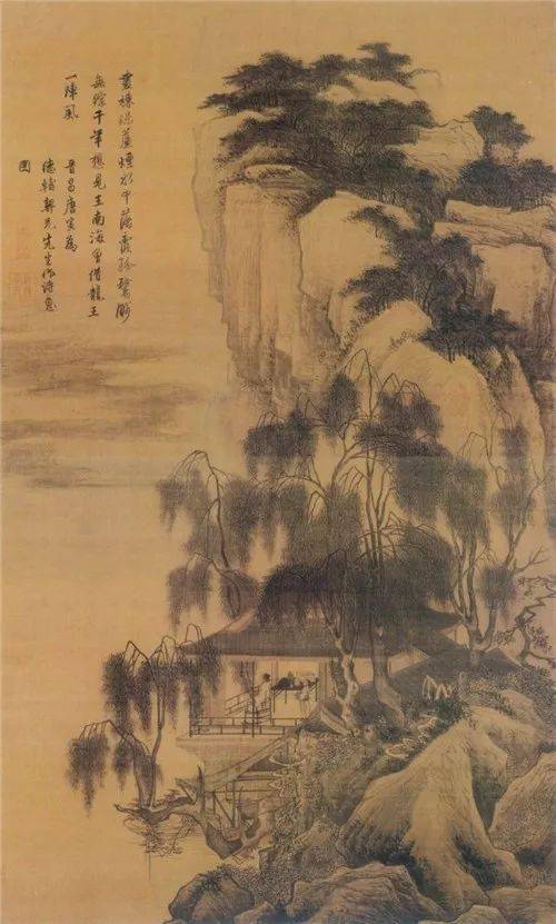 中国美術『 唐寅  唐伯虎  山水 』 中国明代山水画家   手巻 a02 好きに 唐伯虎 唐寅 中国美術『 山水 a02 手巻 中国明代山水画家
