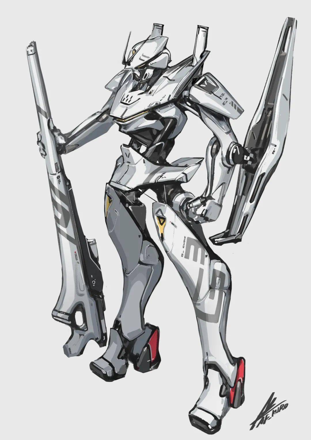 倒a获得了恶魔高达的能力,大概会是这样?_公众_系列_设计