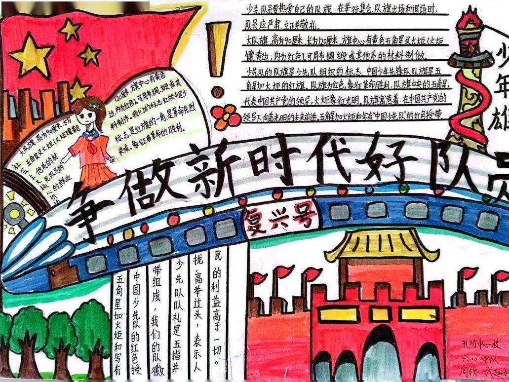 喜迎少代会 | 泗县少先队员积极开展"喜迎少代会"手抄报活动 ③