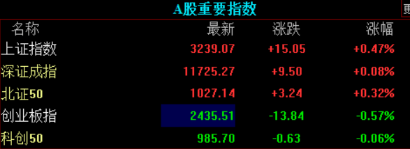 A股小幅震荡，券商、创投板块集体高开，医药股领跌