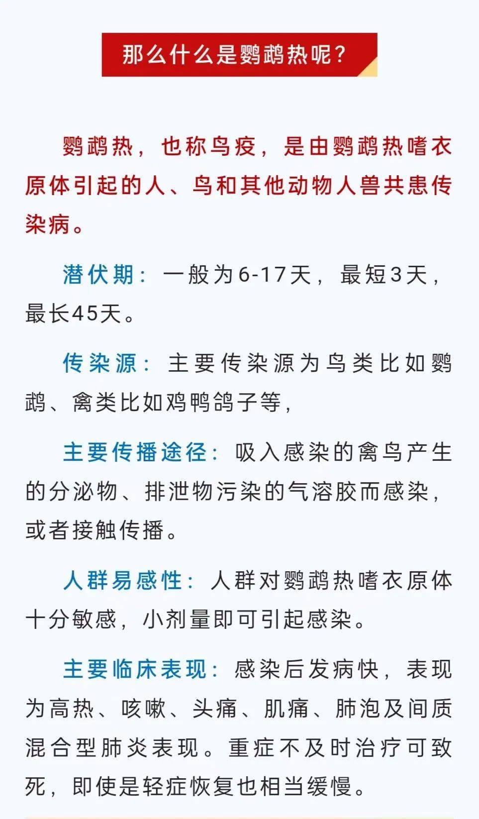 两例鹦鹉热衣原体感染的重症肺炎病人据悉,两人都有家禽养殖经历其中