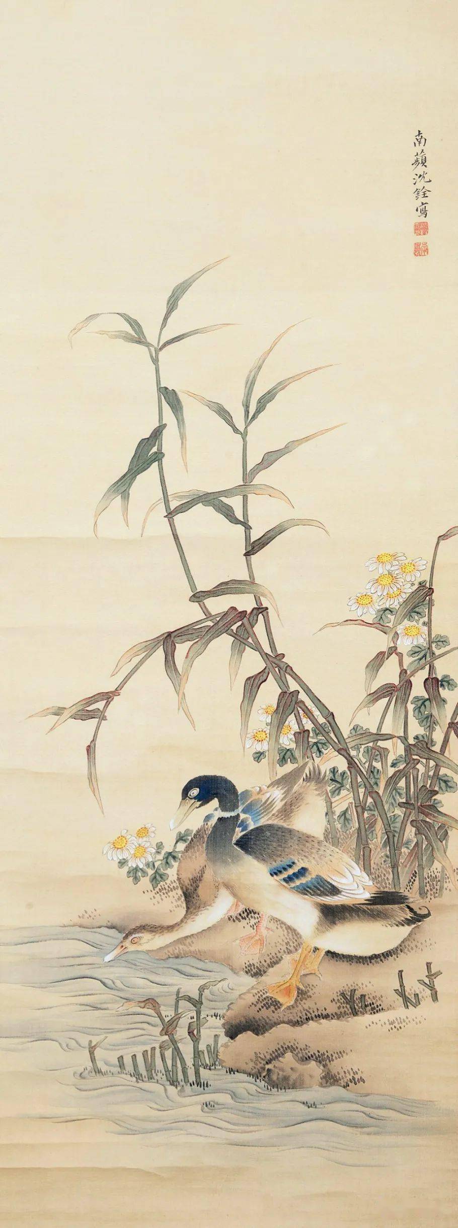 名品视界】清代著名画家沈铨作品欣赏_搜狐网