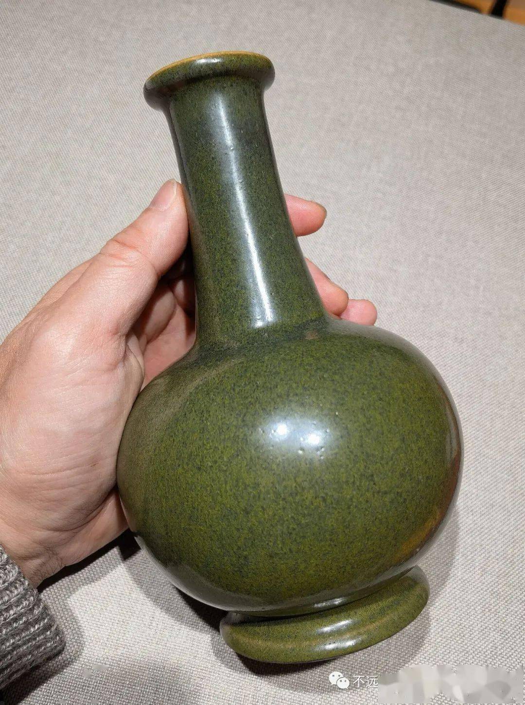 清代雍正--乾隆时期茶叶末釉瓷器_釉色_绿色_葫芦