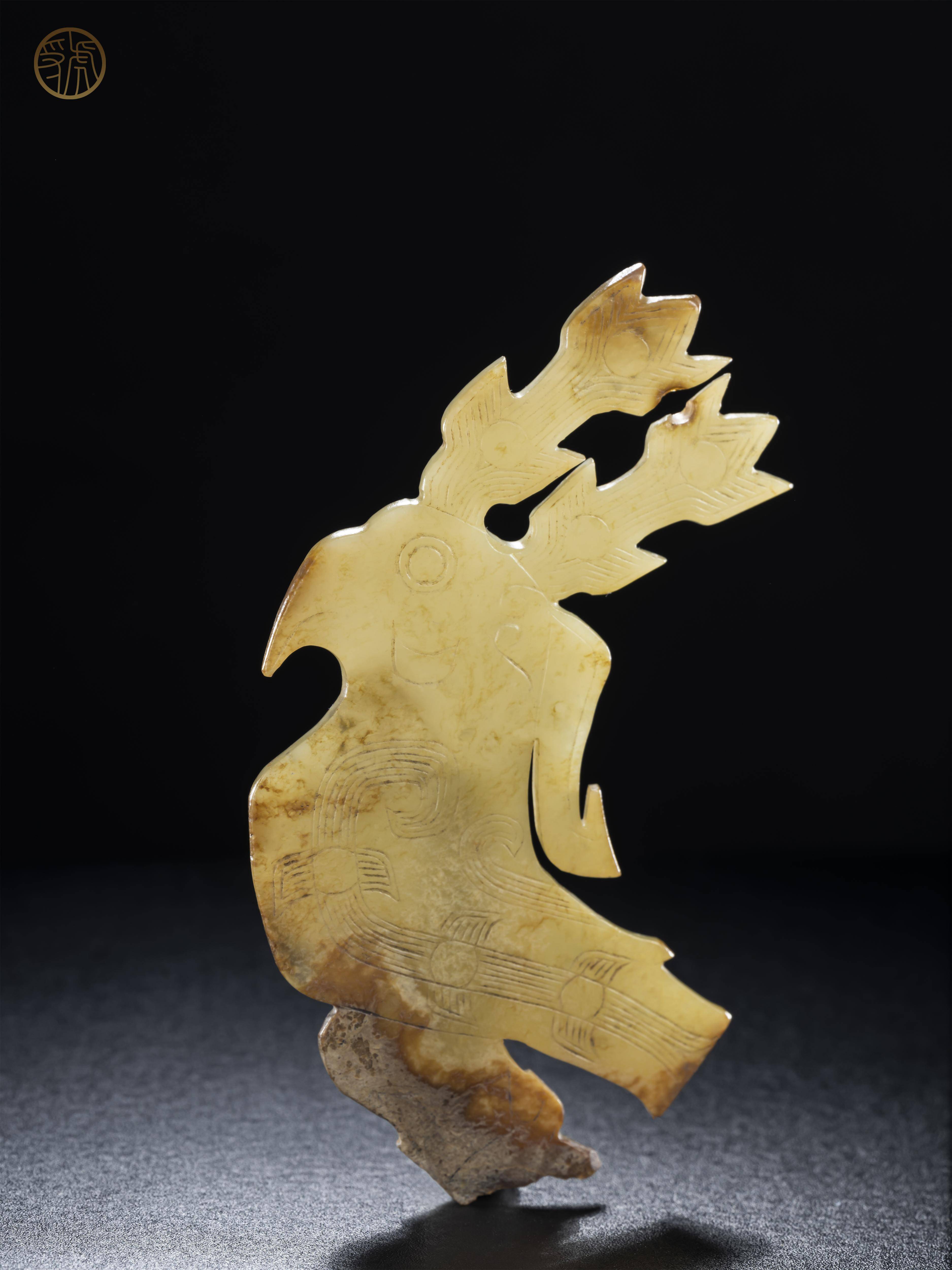 指尖上的国宝78丨西周虢国凤形玉佩_三门峡_文化_造型