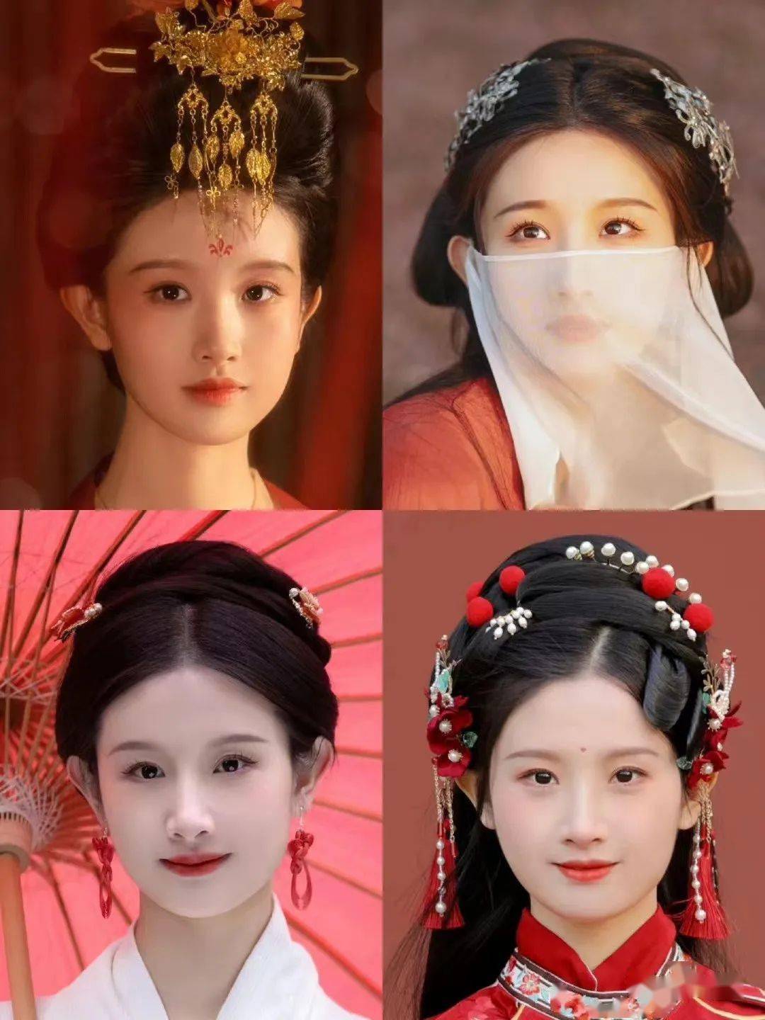 汉服妆造图鉴32款发型总有一款适合你
