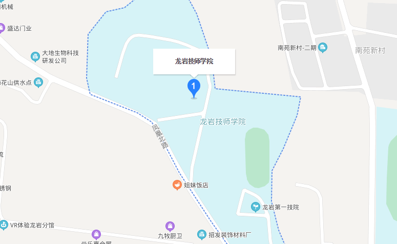 龙岩学院分布图图片