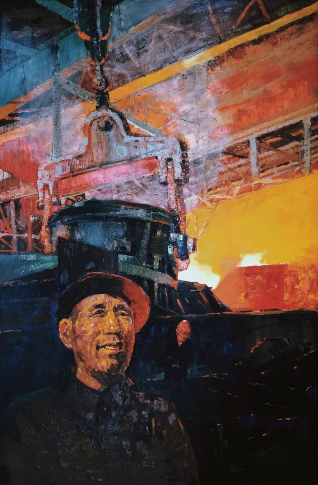 作品欣赏| "辽宁新工业题材优秀美术作品展"作品选登_cm_油画_中国画