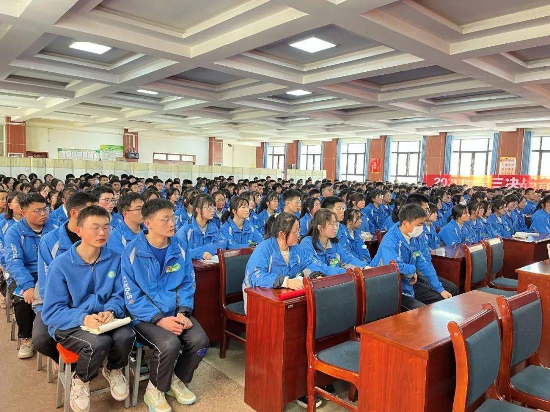 临潭县第二中学举行2023年高考百日冲刺誓师大会_高三_全体师生_工作