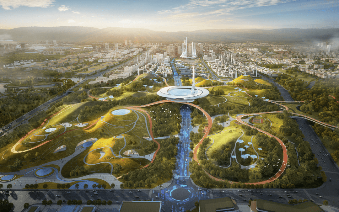 科学城未来城市中心什么样?来看一等奖作品_重庆_建设_创意