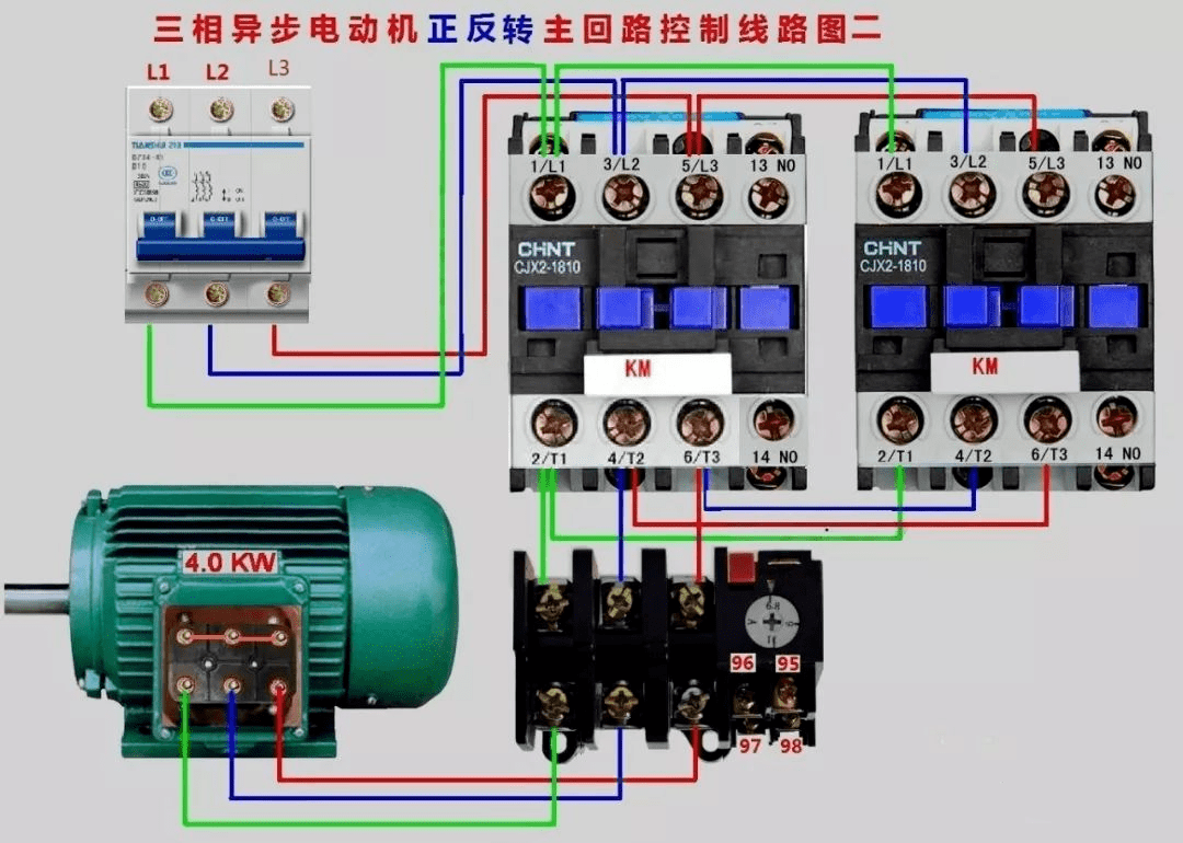 91點動控制正反轉接線92電機綜合保護器控制接線93電機綜合保護器控制