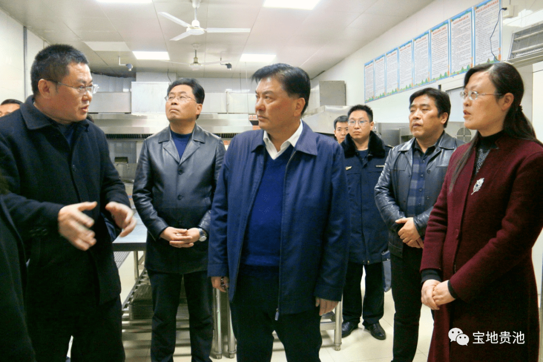 马胜利督导检查文明创建及食品安全工作_贵池区_问题_管理