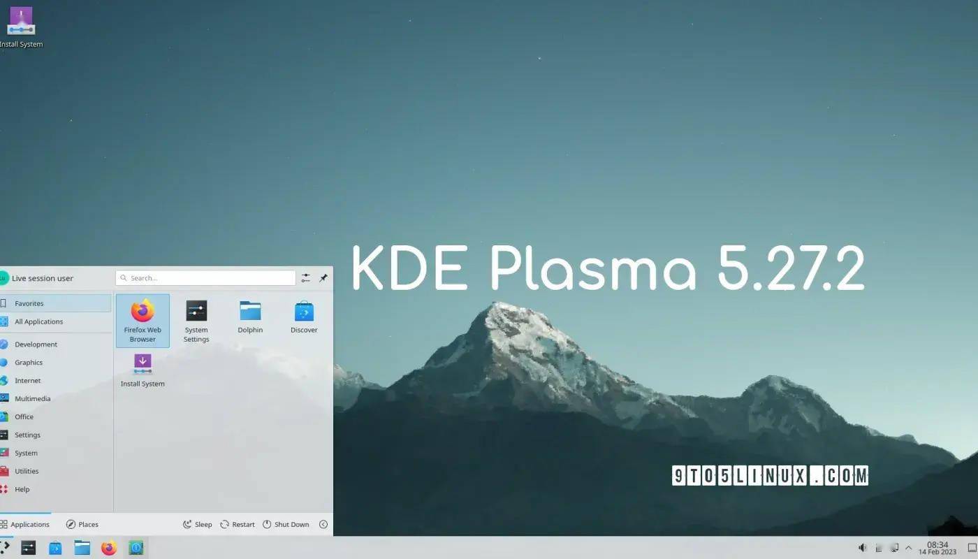 桌面环境KDE Plasma 5.27.2发布 支持在XWayland中正确渲染鼠标光标等问题
