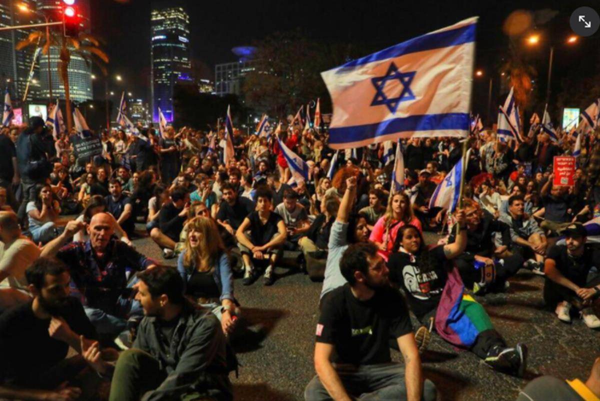 以色列连续九周爆发抗议，超过16万人集会反对司法改革