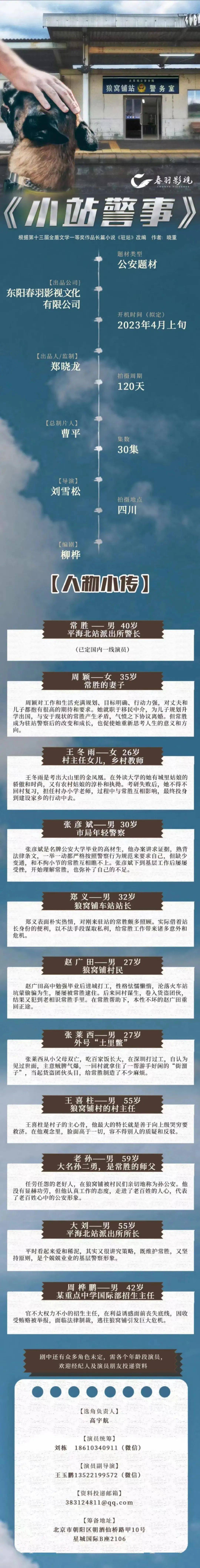 组讯日报|剧集《小站警事》、《更佳闺蜜》、《我的阿勒泰》等