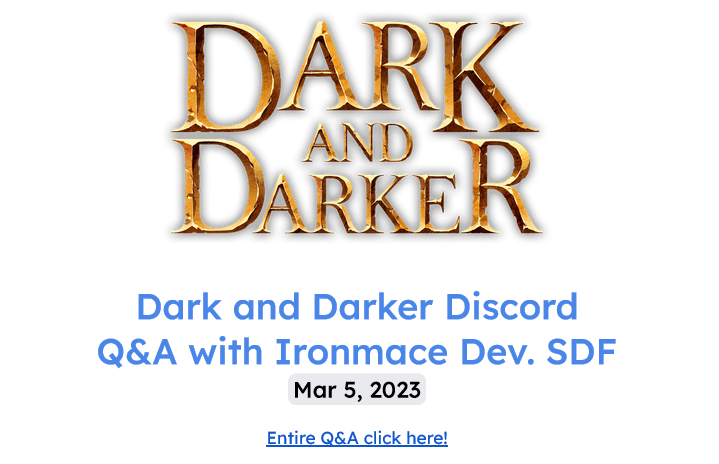 《dark and darker》将有内购 官方:还不知道卖什么_游戏_问答_收费