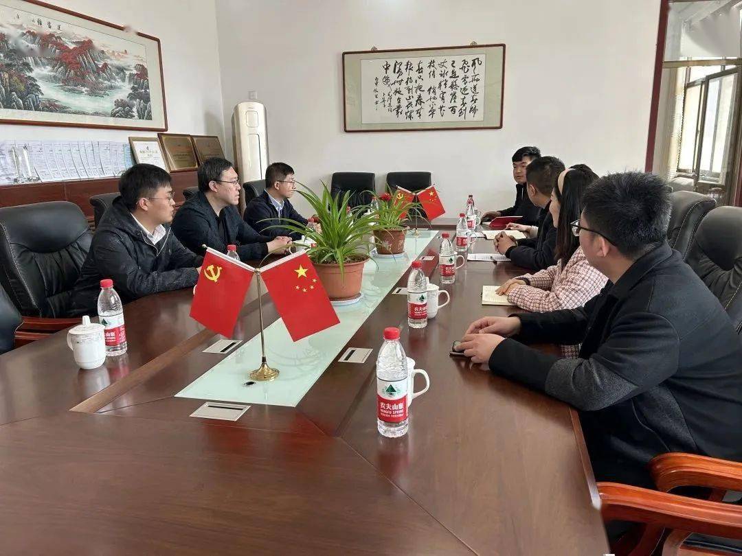 付亮一行先后到临清市海泰生态农业园科技有限公司,山东忠磁科技发展