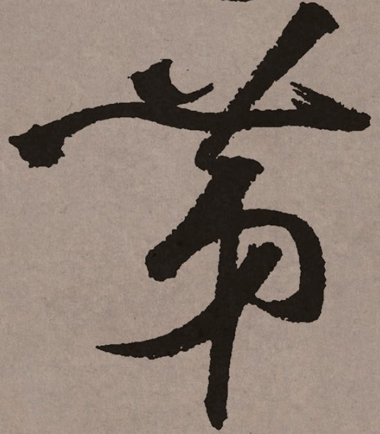 每日一字 | 第_張旭光_草書_書法