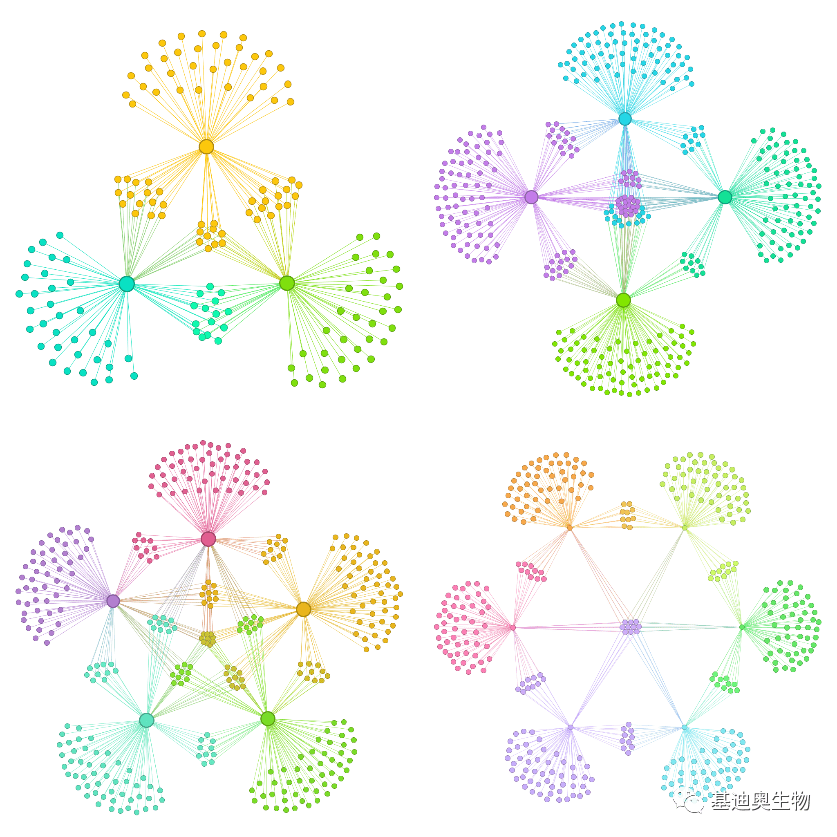 如何绘制花一样的网络图?_节点_颜色_分组