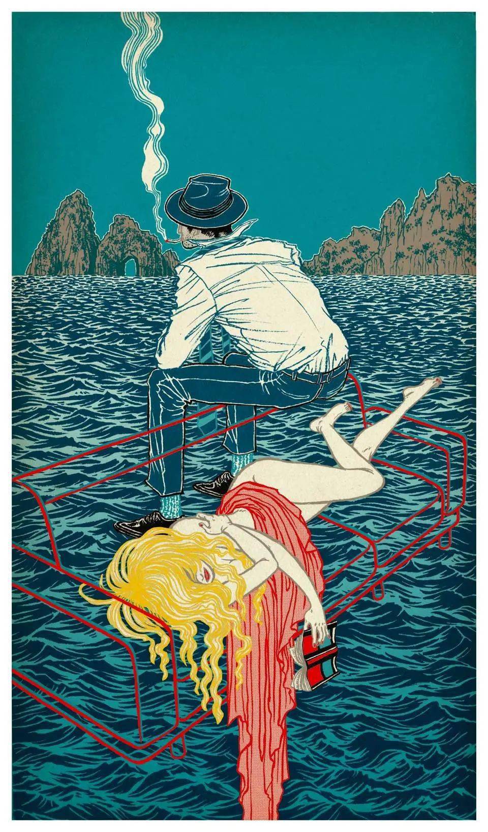 狂野,色气,不羁,当代浮世绘天花板,竟把美女画成这样!_清水_插画_日本