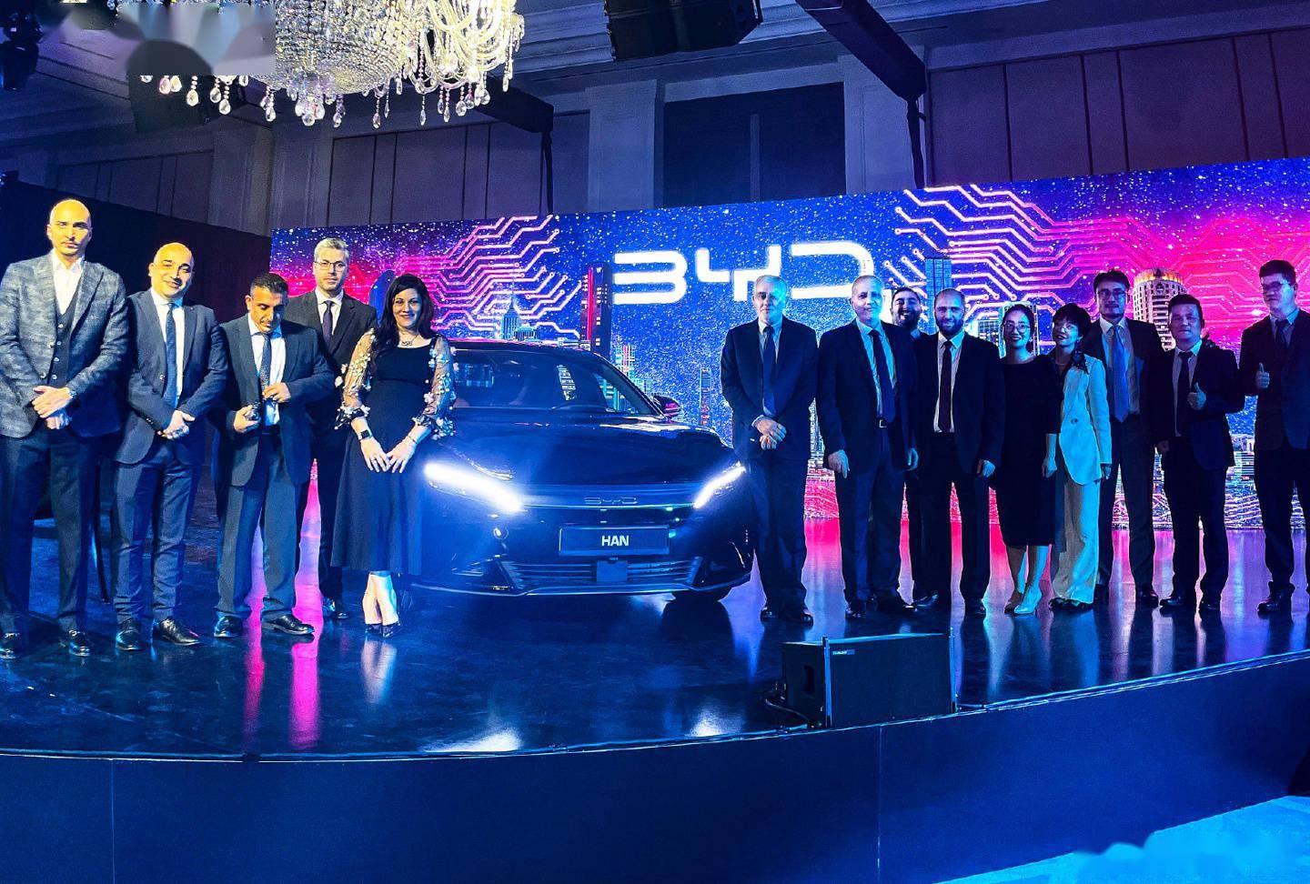 中东市场第一站 比亚迪海豚/唐 EV/元 Plus/汉 EV四款车型在约旦发售   