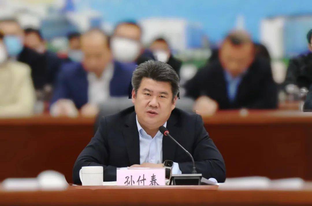 副市长孙付春主持会议并讲话,要求全区上下以"群众满意"为第一标准,沉