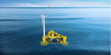 漂浮式风电平台类型浅析_运动_基础_水深