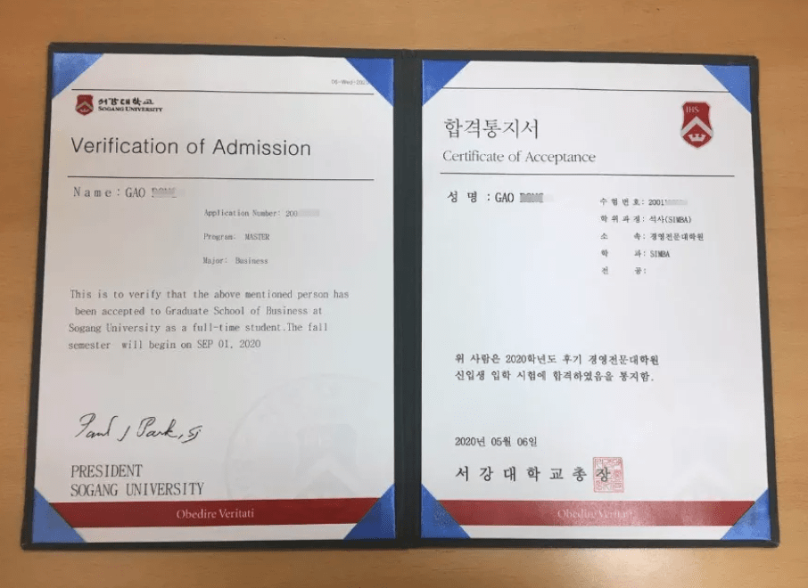 生院一样，回国获得教育部留学服务中心统一发放的国外学历学位认证书。