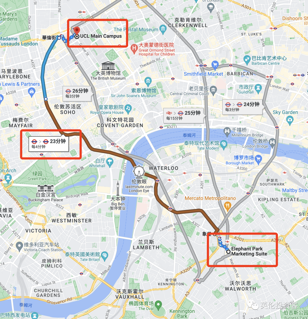 伦敦一区新房，总价588万rmb起！4分钟走到伦艺，20分钟可达UCL/KCL/LSE