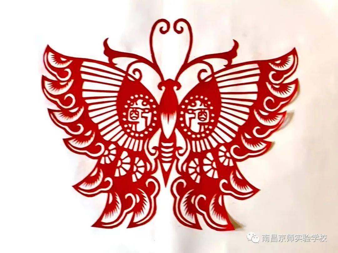 【非遗进校园】江西南昌67陈庆辉剪纸传承_艺术_作品_指导