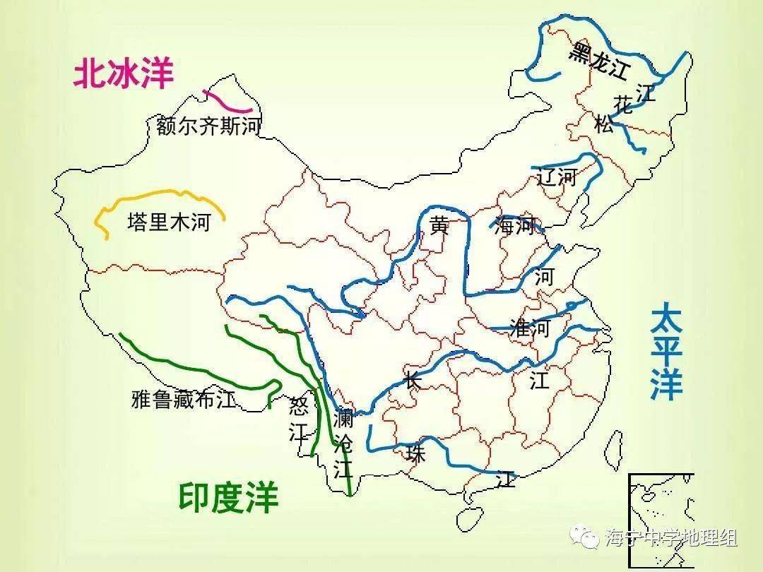 亚洲地形和河湖分布图图片