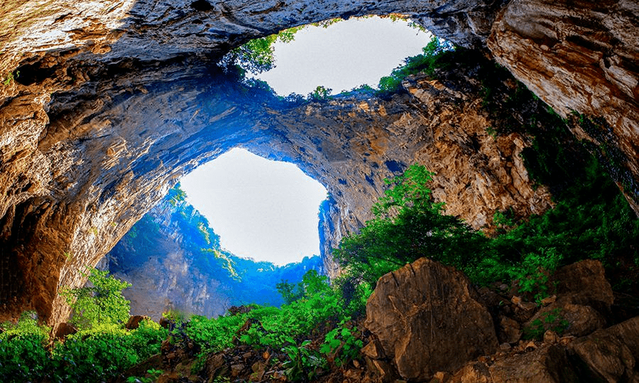 喀斯特盆地图片