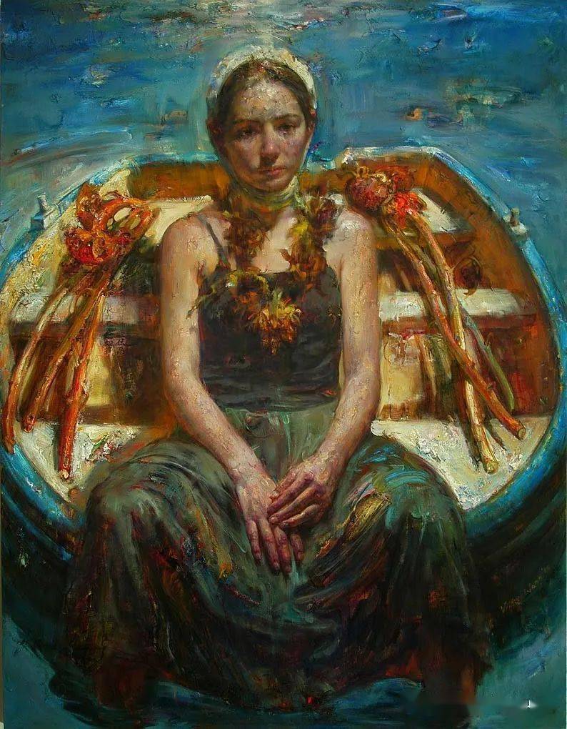 油画欣赏——victor·wang_国展_微信_华裔