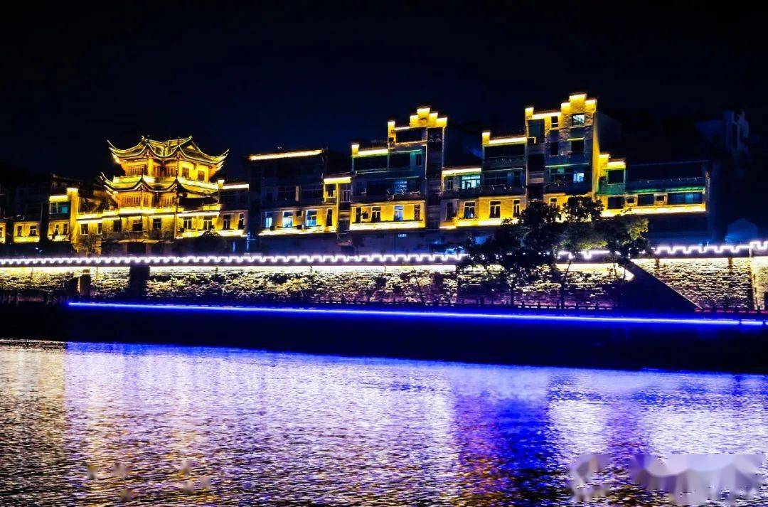 兰溪:梦幻夜游兰江_上饶_中洲_陈坊