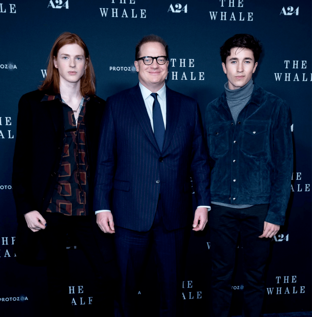 奥斯卡影帝布兰登·费舍的两个儿子引起关注,身高一米九外形条件不错!