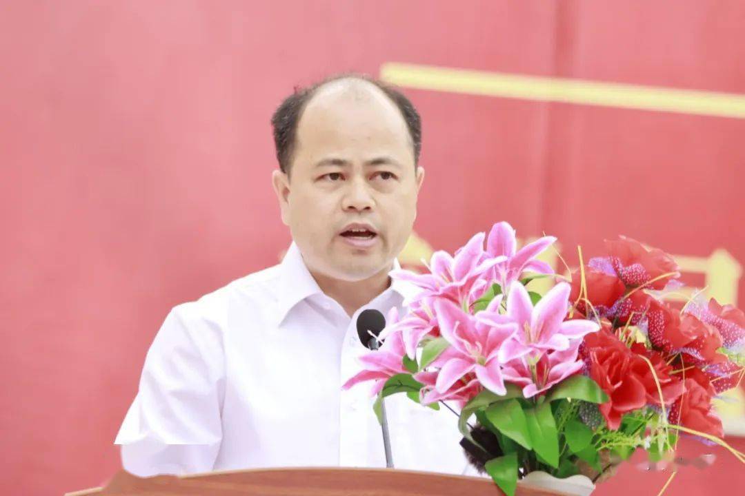 决战中考,为梦而战--浦北县乐民中学2023年中考百日誓师大会_全体