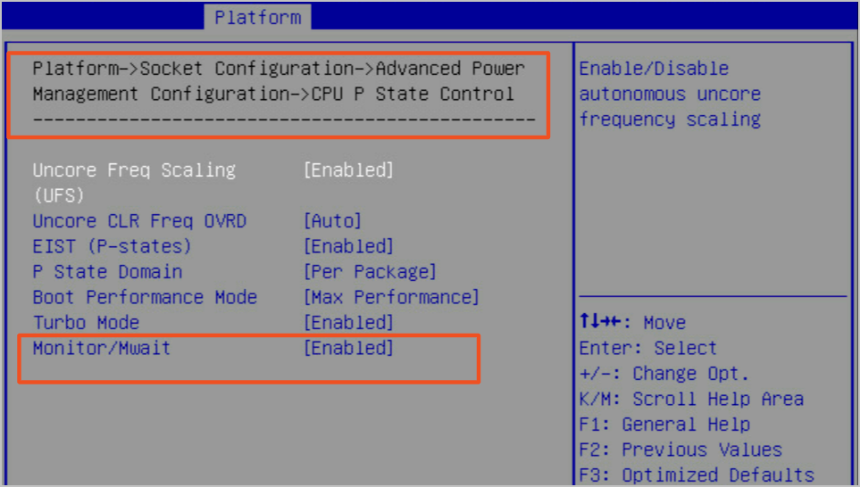  vmware evc mwait monitor
