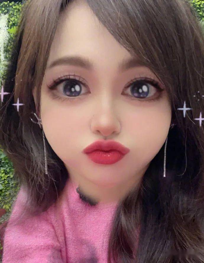 唐嫣晒特效自拍搞怪可爱 穿粉色毛衣笑容甜美_少女_照片_来源