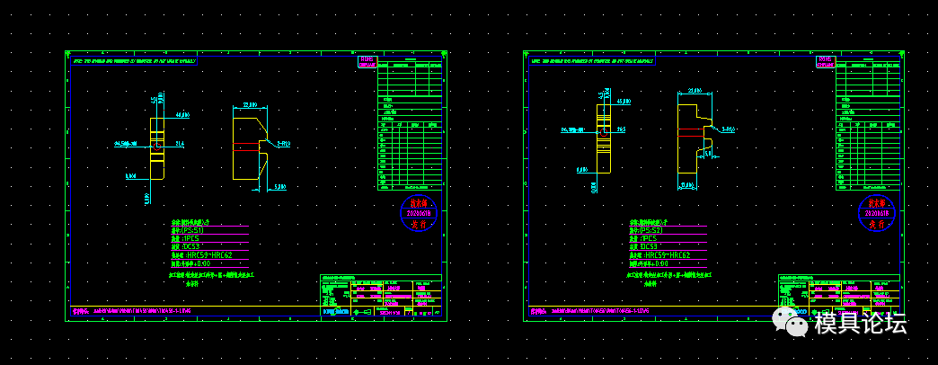 一套折弯弹片模具图_论坛_交流_技术