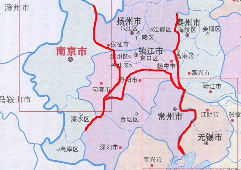 南京常州扬州三分镇江,无锡江阴合并 - 江苏镇江句容地理位置 - 实验