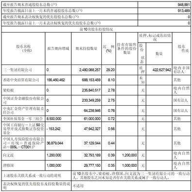 三一重工股份有限公司2022年度陈述摘要