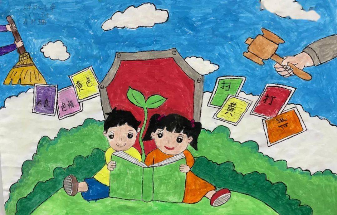 阳西县首届"绿书签 记心间"创意绘画获奖作品出炉啦!