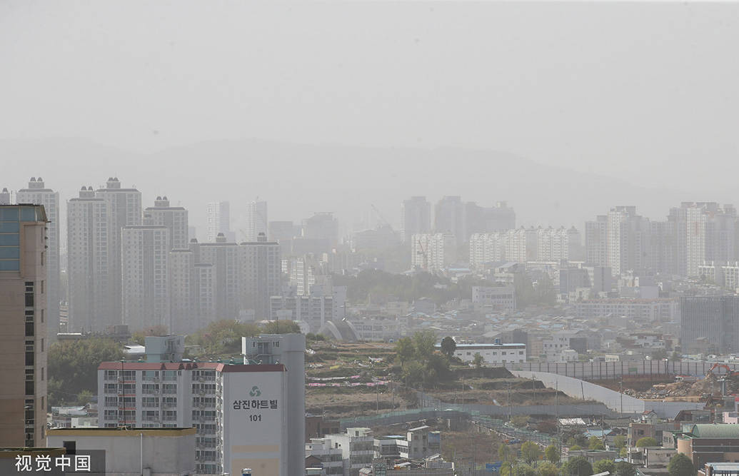 直击｜日本多地和韩国全境遭遇沙尘天气