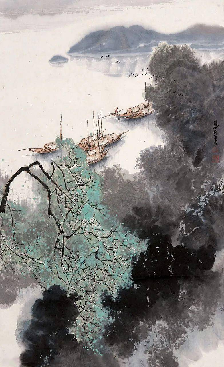 根深叶茂写榕魂——杜应强的水墨画_榕树_版画_画面