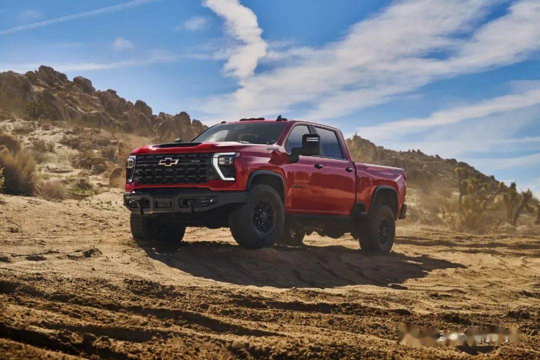 2024款雪佛兰silverado hd zr2亮相,硬派重型越野皮卡,6.
