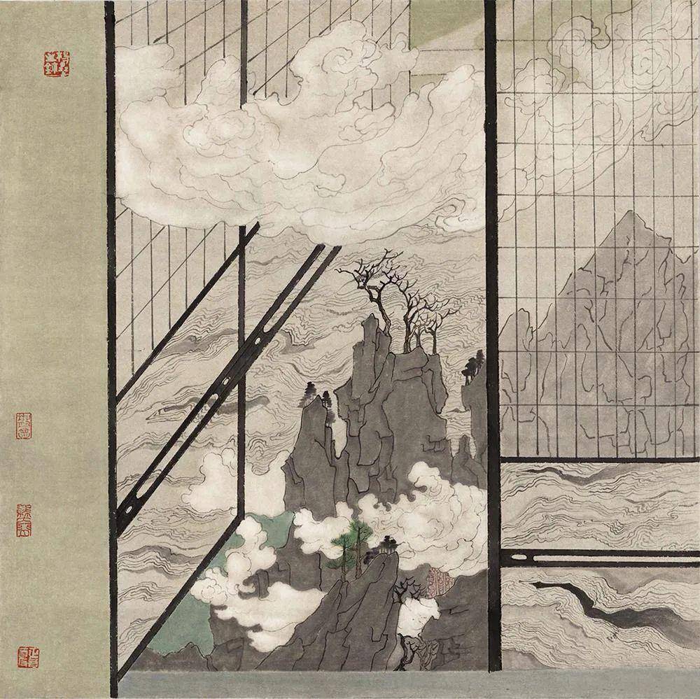 山水语境——静谧,清秀的画面_作品_杨潇_艺术