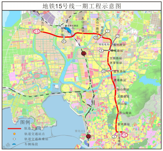 胶州地铁3号线线路图图片