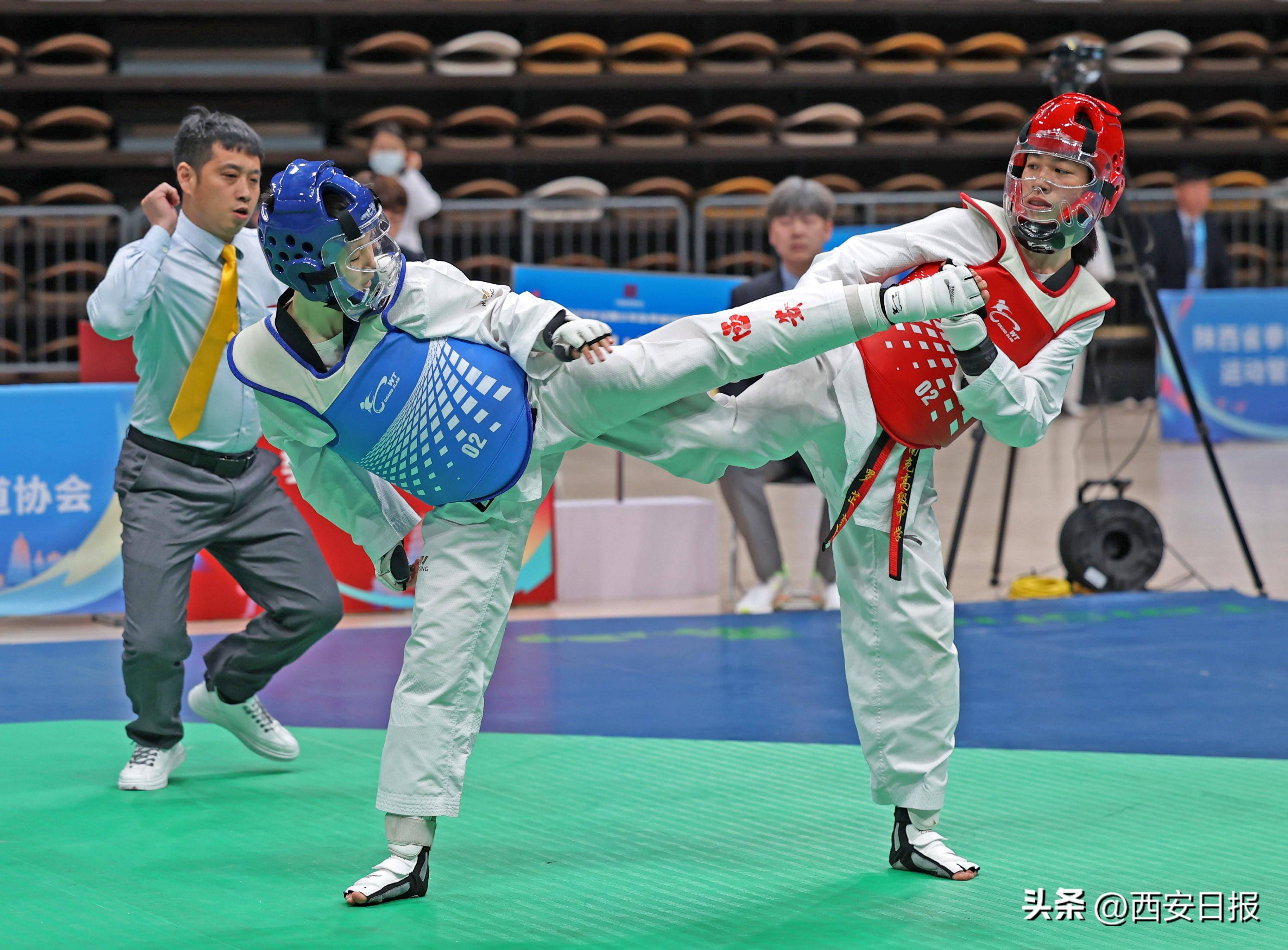 全国少年跆拳道锦标赛在西安开赛_陕西省_比赛_参赛