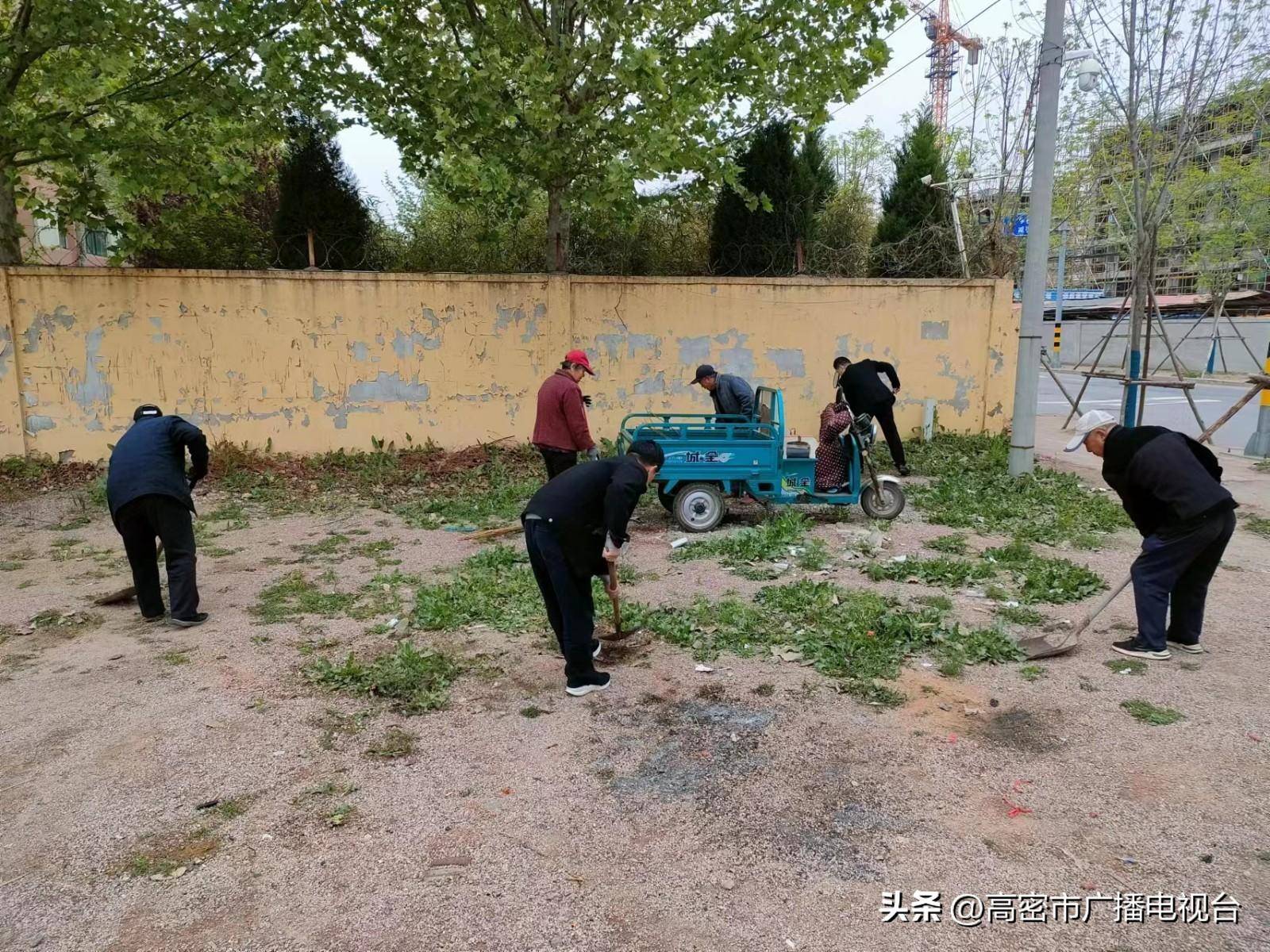 高密姚哥庄社区扎实推进人居环境整治工作_整改_群众_进行