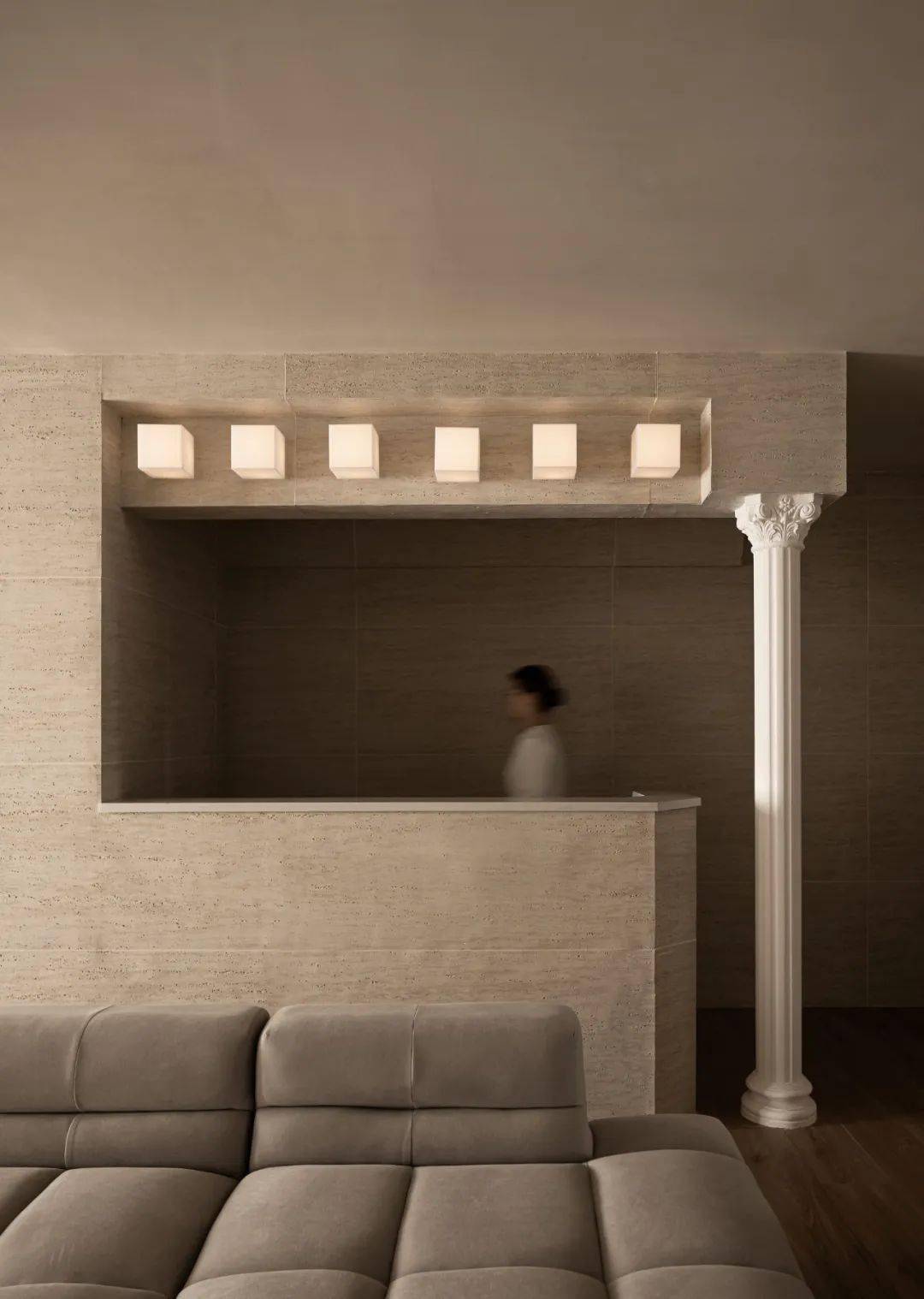 reception desk▼ 接待台纯粹于次悦己心境