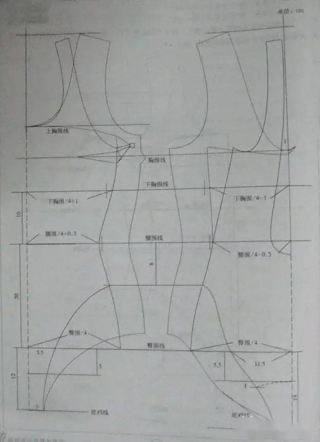 内衣裁剪教程